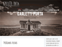 Tablet Screenshot of carlettiporta.com